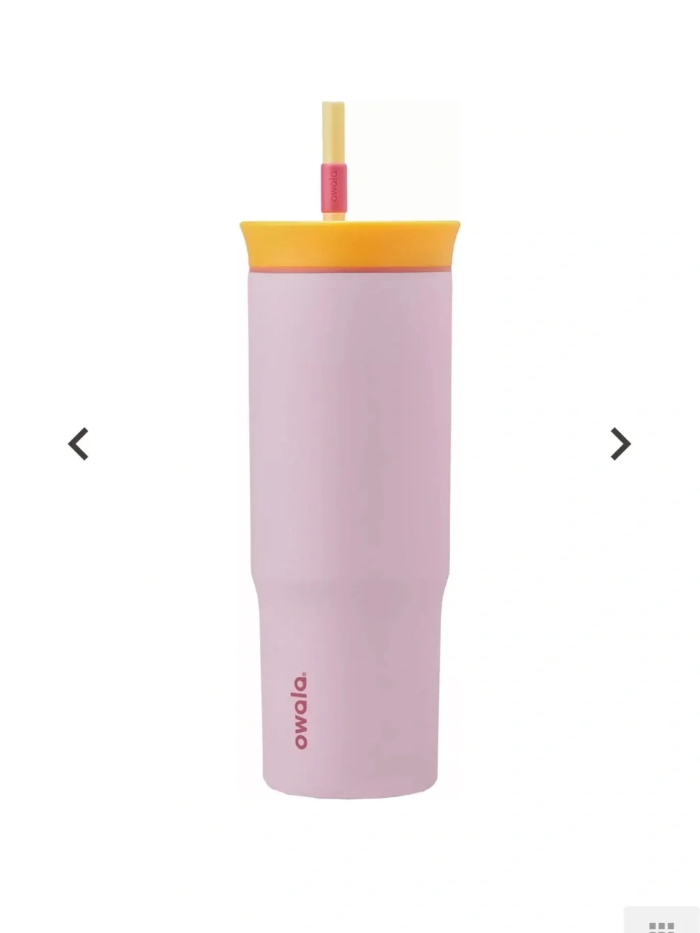 Owala 24 oz stainless steel tumbler (missing straw) in color candy store